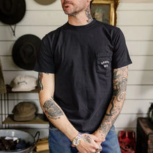 Load image into Gallery viewer, Cowboy Pocket Tee | Vintage Black
