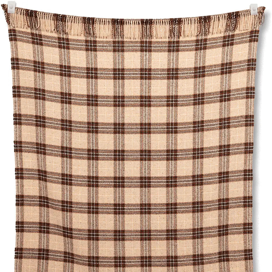 Vintage Plaid Saddle Blanket | Made in Italy