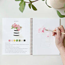 Load image into Gallery viewer, Watercolour Workbook | Bouquets PREORDER 25th MARCH
