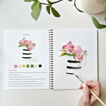 Load image into Gallery viewer, Watercolour Workbook | Bouquets PREORDER 25th MARCH
