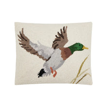 Load image into Gallery viewer, Mallard Wool Hook Throw Pillow | 16&quot;x20&quot;
