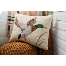 Load image into Gallery viewer, Mallard Wool Hook Throw Pillow | 16&quot;x20&quot;
