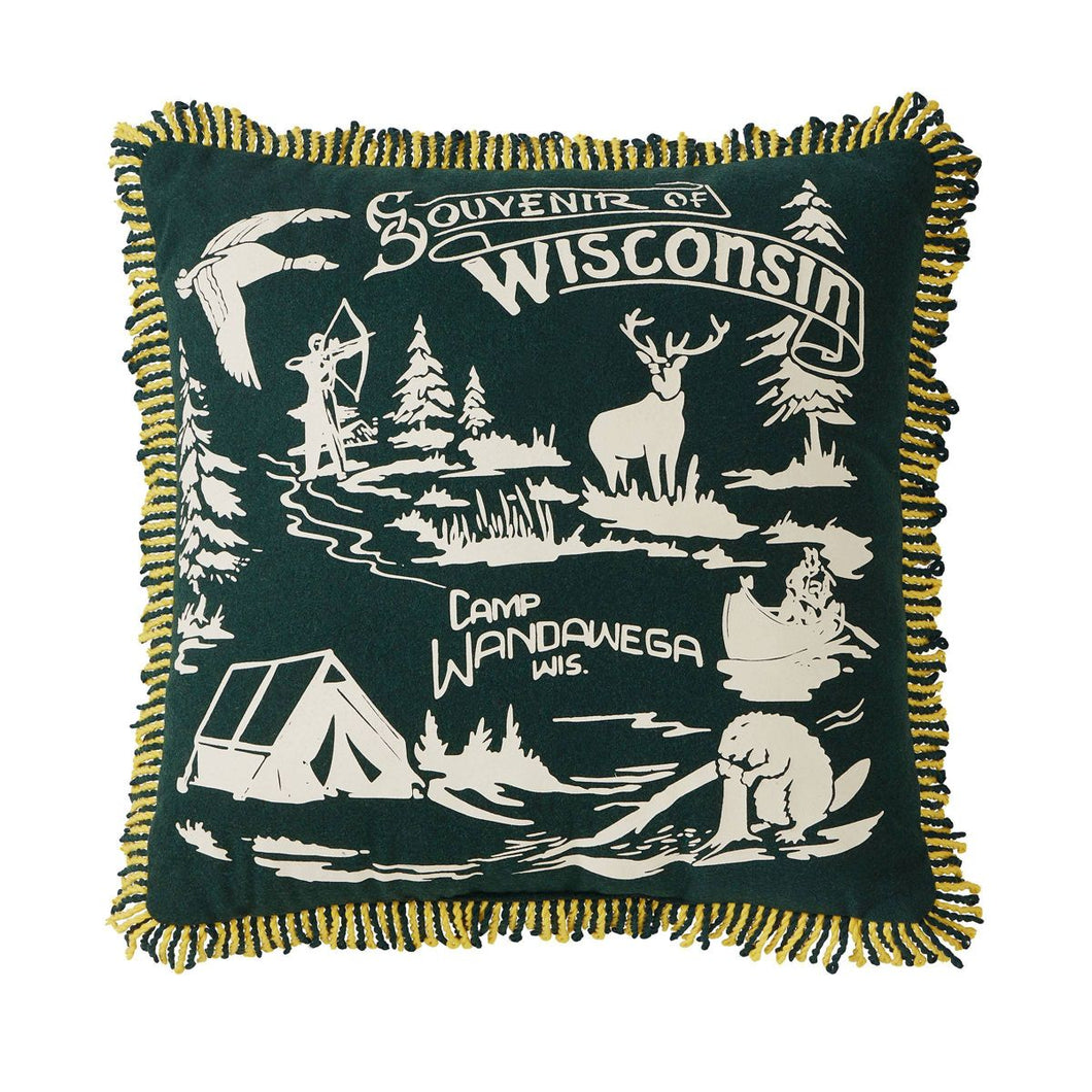 Camp Wandawega Souvenir Pillow | Preorder early Jan