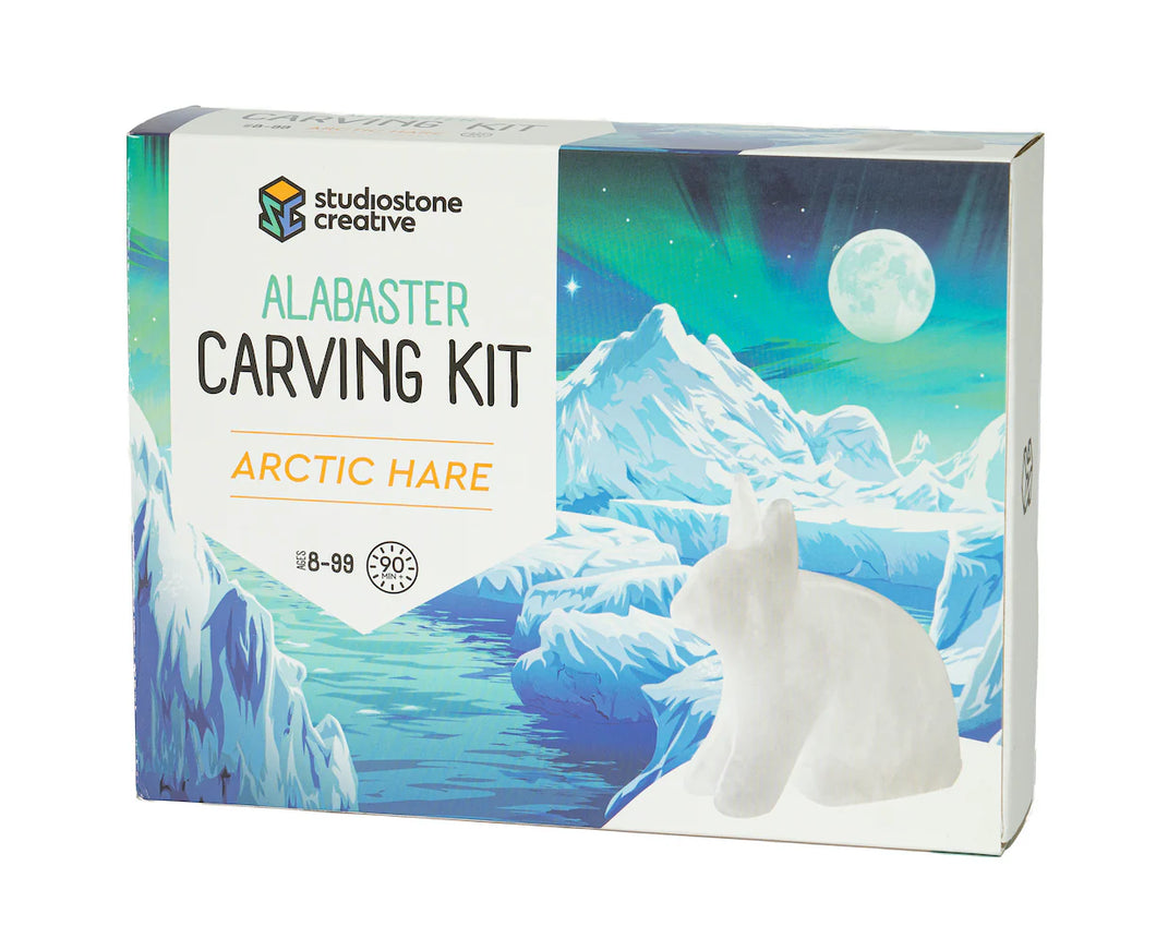 Soapstone Carving Kit | Arctic Hare