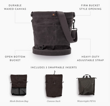 Load image into Gallery viewer, Small Foraging Bag | Dark Khaki
