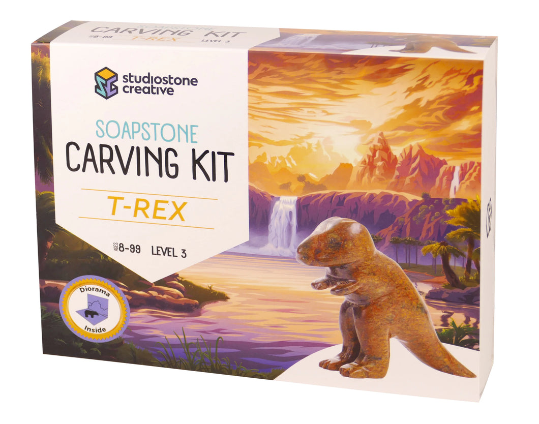 Soapstone Carving Kit | T-Rex