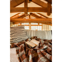 Load image into Gallery viewer, Vintage Plaid Rust Blanket | Made in Italy
