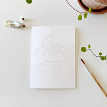 Load image into Gallery viewer, Potted Plants | Paintable Notecards set of 8 PREORDER 25th MARCH
