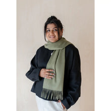 Load image into Gallery viewer, Lambswool Scarf | Olive
