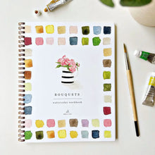 Load image into Gallery viewer, Watercolour Workbook | Bouquets PREORDER 25th MARCH
