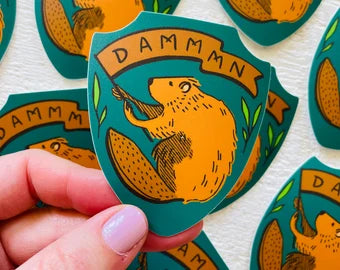 Damn Beaver | Sticker