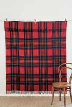 Load image into Gallery viewer, Recycled Wool Scottish Tartan Blanket - Traditional
