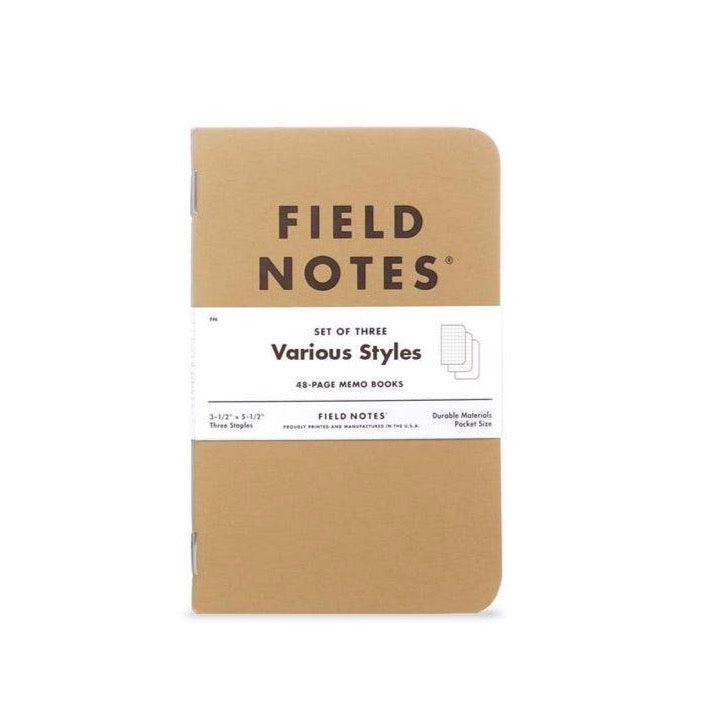 Original Kraft Notebook | Mixed Paper 3 Pack